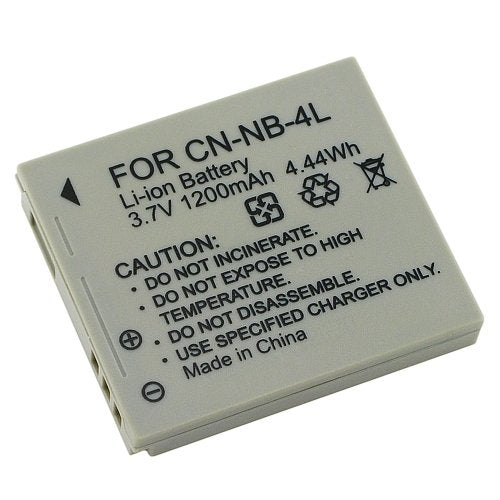 Power2000 ACD 243 Rechargeable Battery Replacement for Canon NB-4L - Compatible with Canon Cameras - Perfect for Travel Photography & Professional Shooting