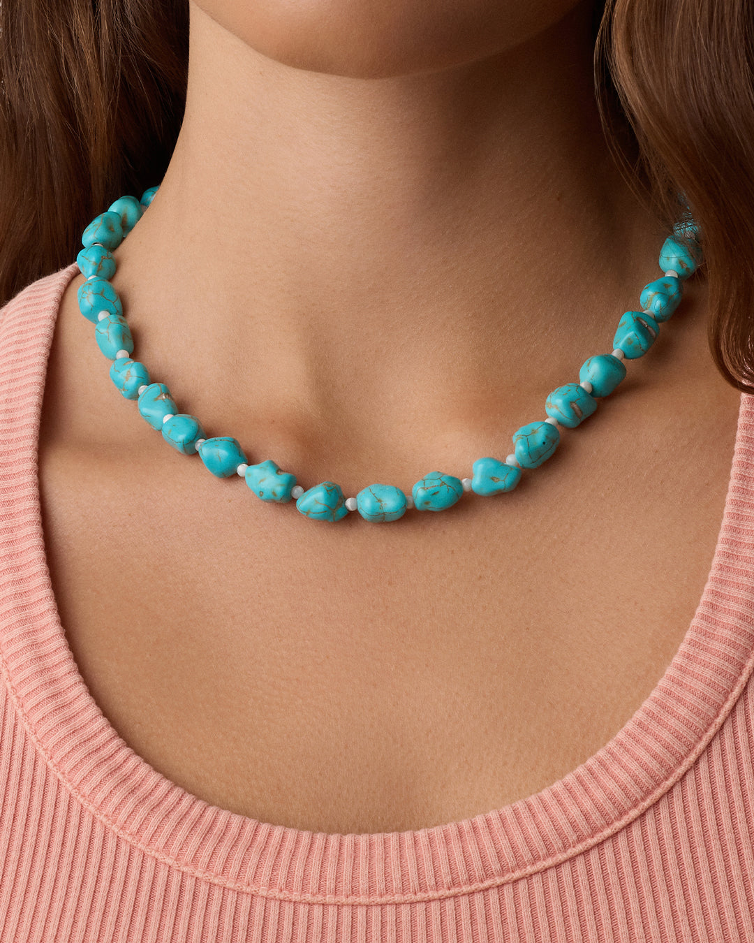 Turquoise Cove Necklace - Elegant Handmade Jewelry for Women | Perfect for Beach Weddings, Boho Fashion & Gift Giving