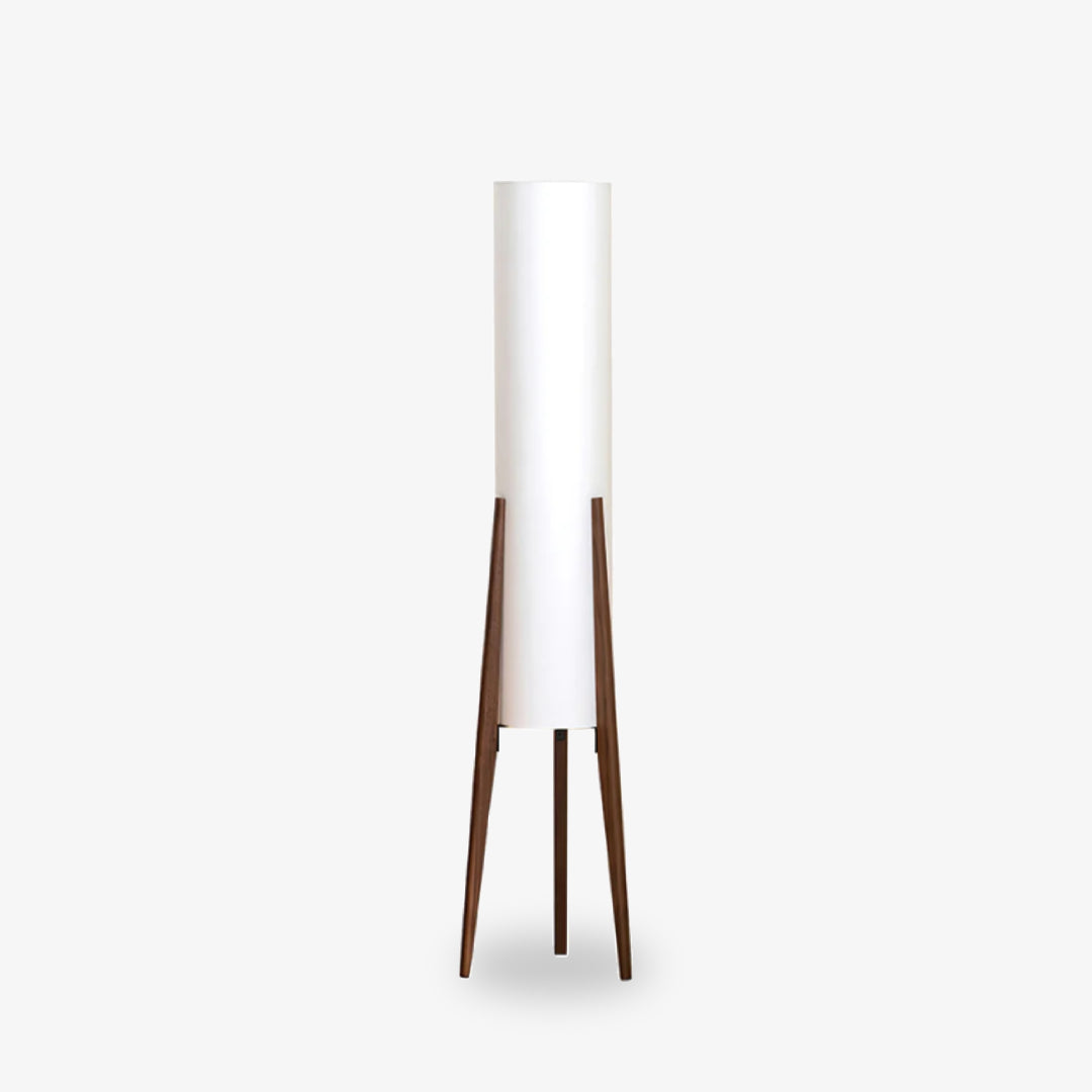Nordic Solid Wood Floor Lamp - Modern Scandinavian Style Adjustable Standing Light for Living Room, Bedroom, and Office - Perfect for Reading, Relaxing, and Ambient Lighting