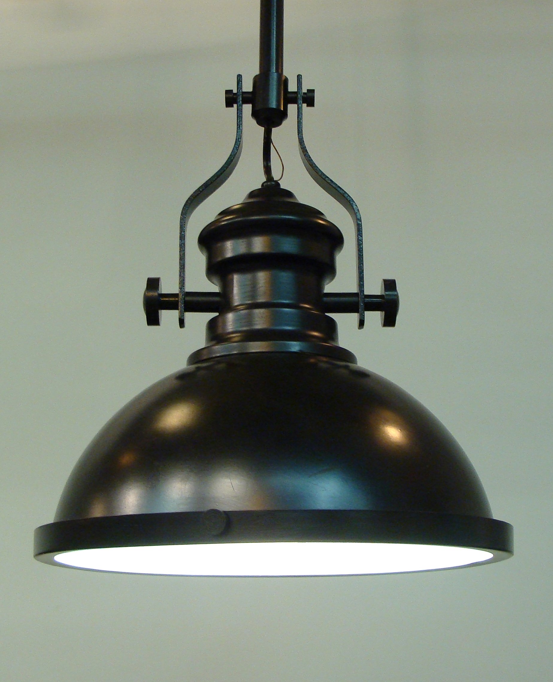 Restoration 1 Light Pendant - Vintage Industrial Ceiling Light Fixture for Kitchen, Dining Room & Bedroom