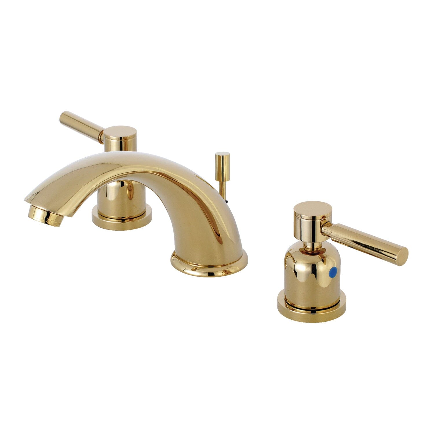 Concord 3-Hole Widespread Bathroom Faucet - Two Handle Deck Mount Sink Faucet with Pop-Up Drain - Perfect for Modern Bathroom Vanities and Powder Rooms