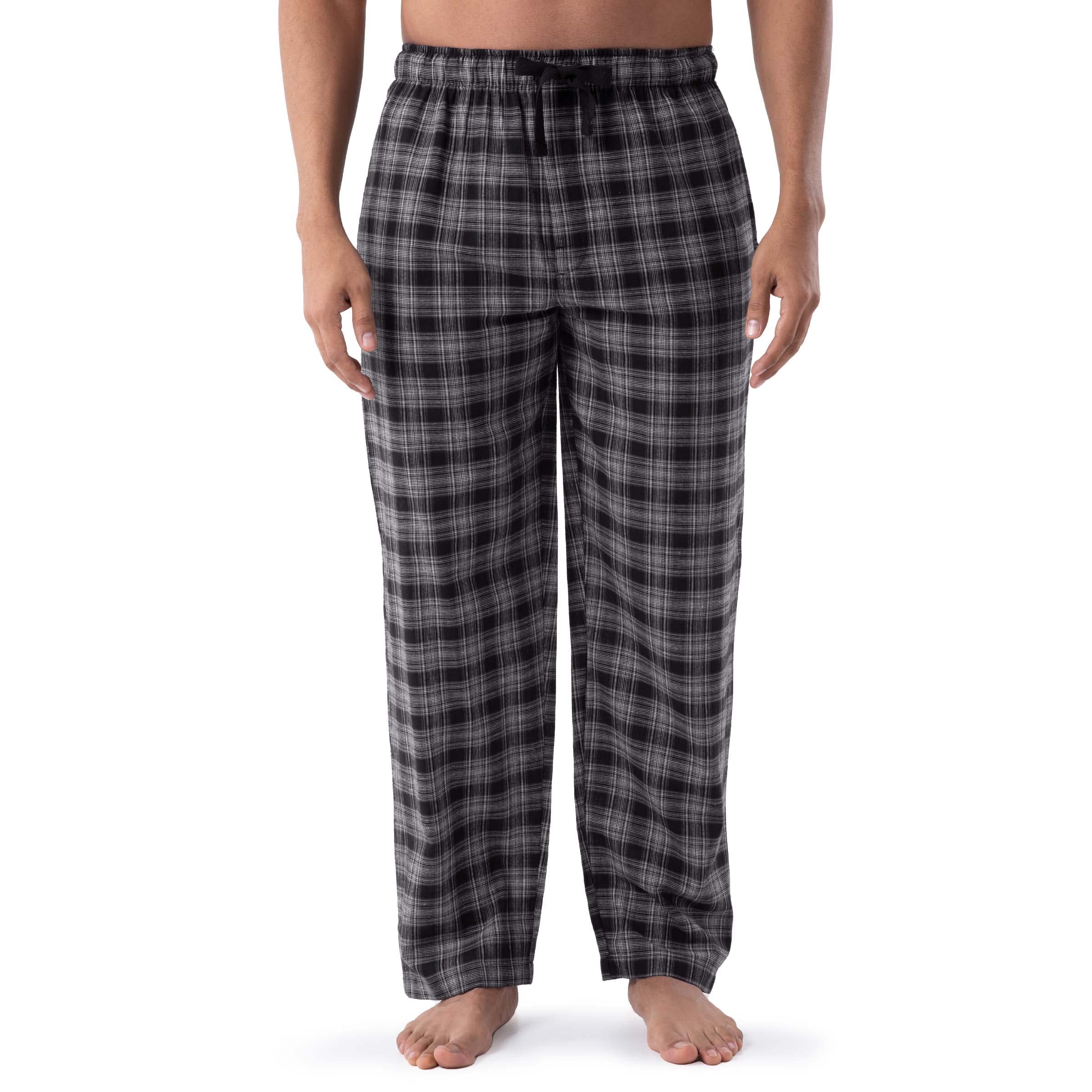 Van Heusen Men's Cotton Broadcloth Sleep Pants - Soft & Comfortable Lounge Pajama Bottoms for Relaxing at Home or Travel