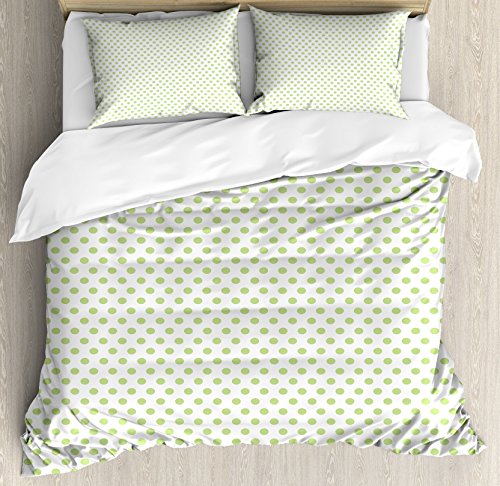 Pale Green and White