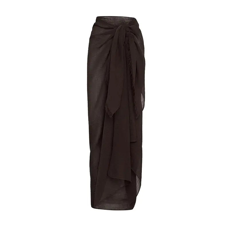 brown skirt
