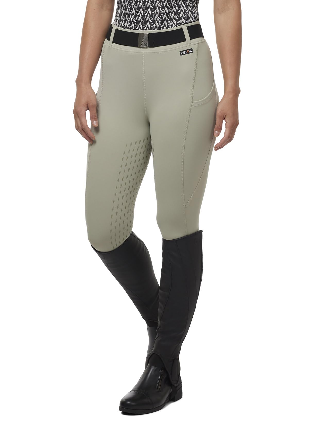 Kerrits Women's Coolcore Full Leg Grip Horse Riding Tights – Breathable Cooling Equestrian Leggings with Silicone Grips & Pockets | Perfect for Training, Show Jumping & Trail Riding