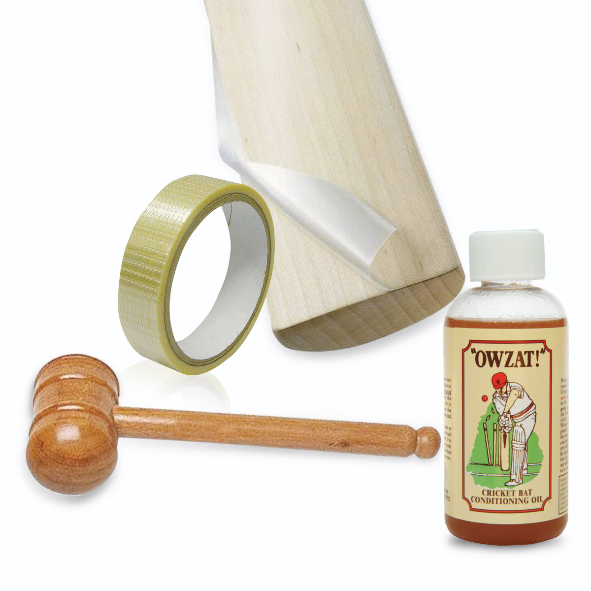 Essential Baseball Bat Care Kit - Grip Tape, Cleaner & Polish for Wood & Aluminum Bats - Perfect for Little League, High School & Professional Players