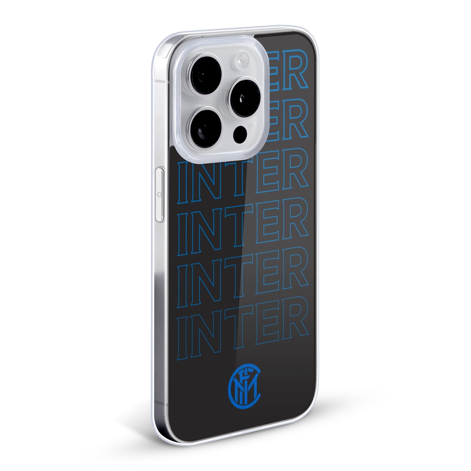 Officially Licensed Inter Milan Logo Soft Gel Case for Apple iPhone 13 - Durable Protective Phone Cover with Stylish Football Club Design - Perfect for Fans, Daily Use & Gift Giving
