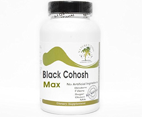 Black Cohosh Max 180 Capsules - Natural Supplement for Menopause Relief & Hormone Balance | No Additives, Non-GMO | Supports Hot Flashes, Night Sweats & Mood Swings