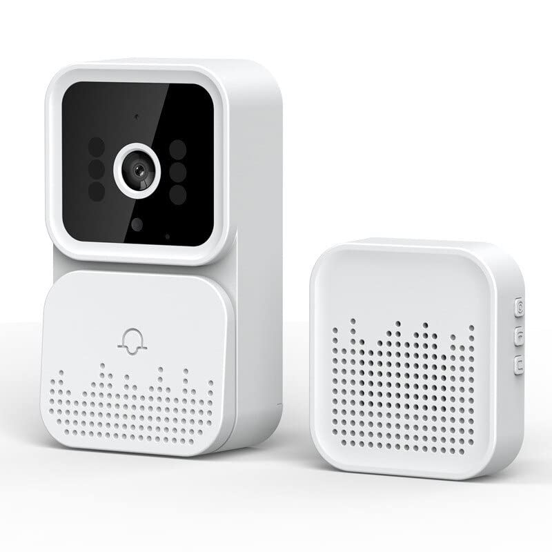 Lukern 2023 Upgraded Smart Wireless Doorbell with HD Night Vision, Wireless Charging & Anti-Theft Camera - Perfect for Home Security, Apartment Entry & Package Monitoring