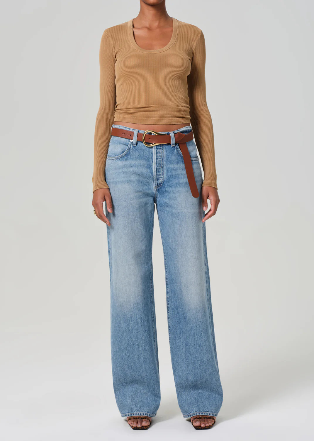 Annina High Rise Wide Leg Jeans for Women - 30