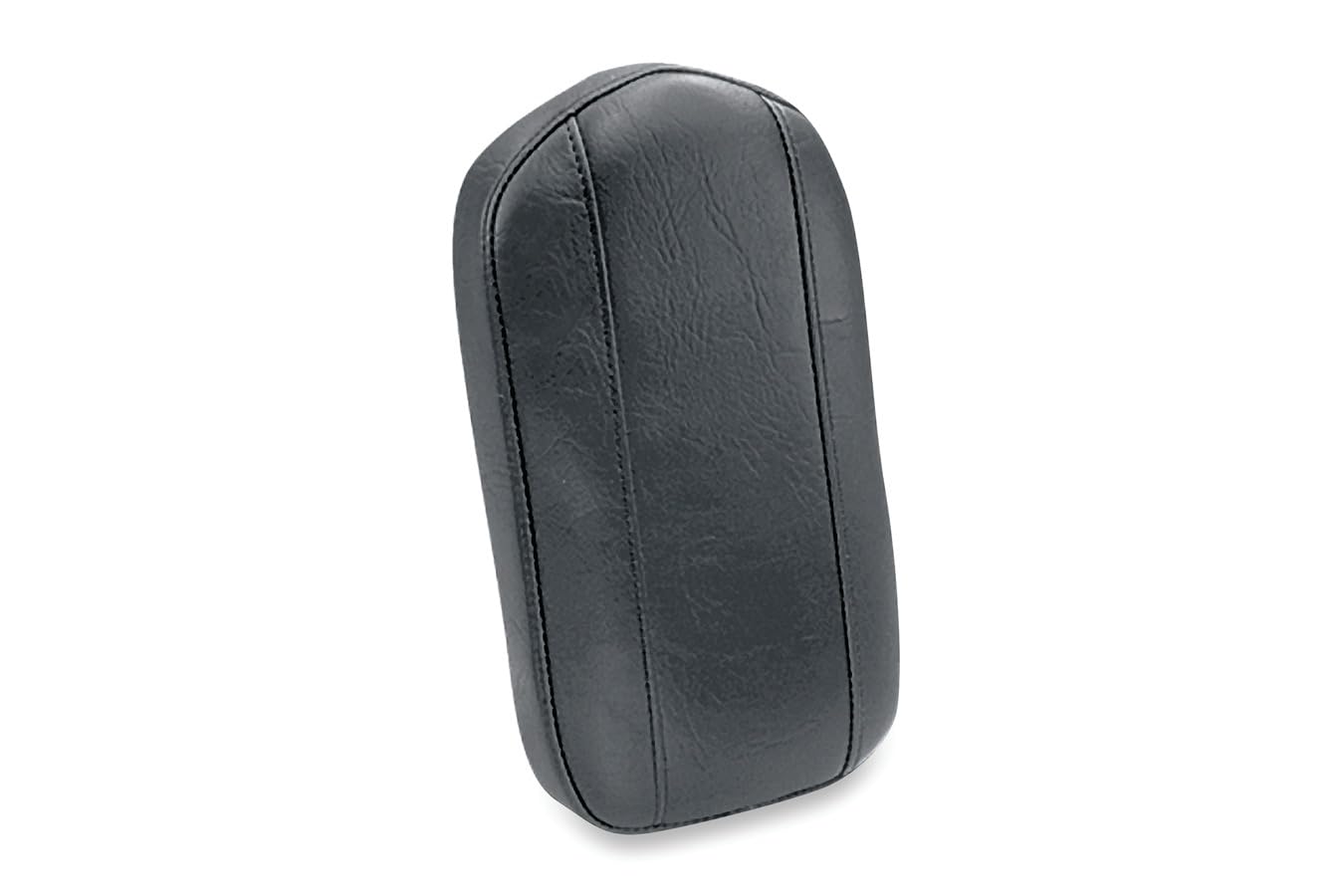 Mustang Sissy Bar Pad for Harley Davidson - Black Leather Backrest Cushion - Comfortable Motorcycle Seat Accessory for Long Rides & Cruising