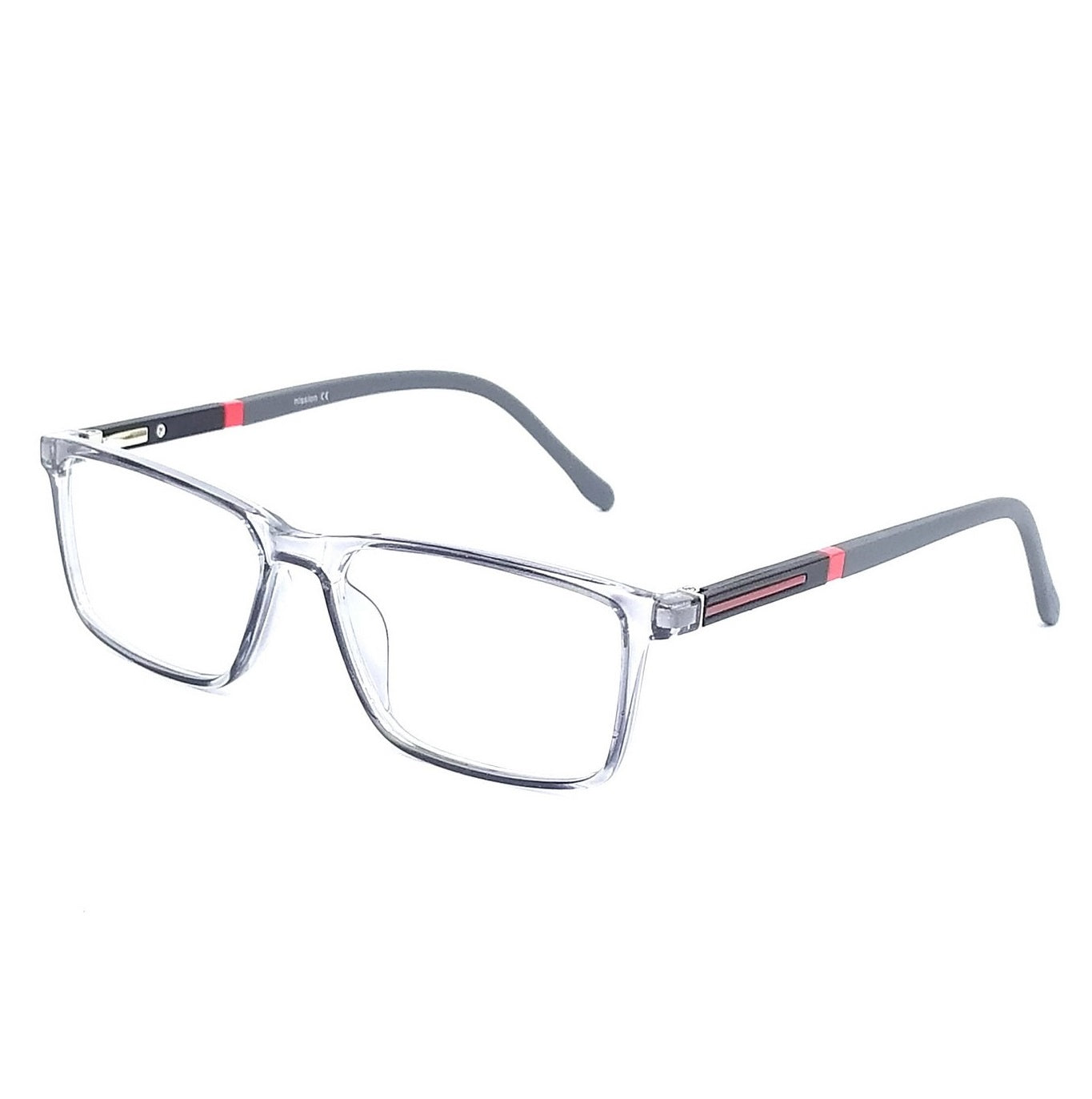 Blue Light Blocking Computer Glasses - Rectangle Anti Glare Glasses for Screen Time & Digital Eye Strain Relief - Perfect for Office Work, Gaming & Online Classes