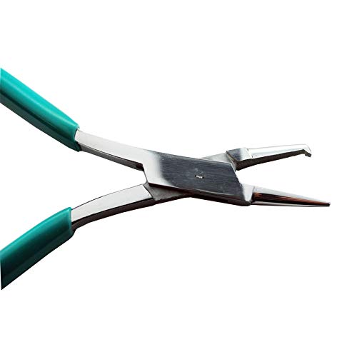 Split Ring Pliers for Jewelry Making - Professional Split Jump Ring Opener Tool, Keychain Pliers for Opening Split Rings & Key Rings - Perfect for DIY Jewelry, Crafts, and Keychain Repair Projects