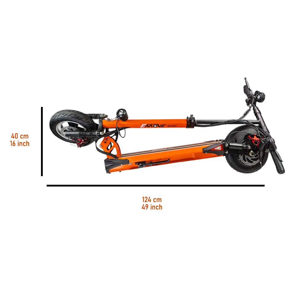 EMOVE Cruiser S 52V Dual Suspension Long Range Electric Scooter for Adults - 60+ Miles Range, 30MPH Speed - Perfect for Commuting & Urban Travel