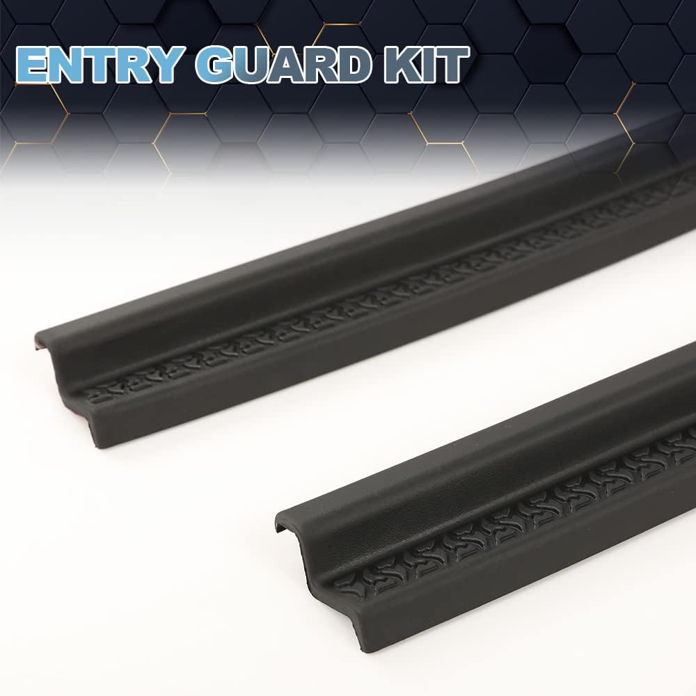 PIT66 Heavy Duty All Terrain Entry Guard Kit for Jeep Wrangler TJ (1997-2006) & LJ (2003-2006) Models - Off-Road Protection & Step Assist for Rugged Adventures