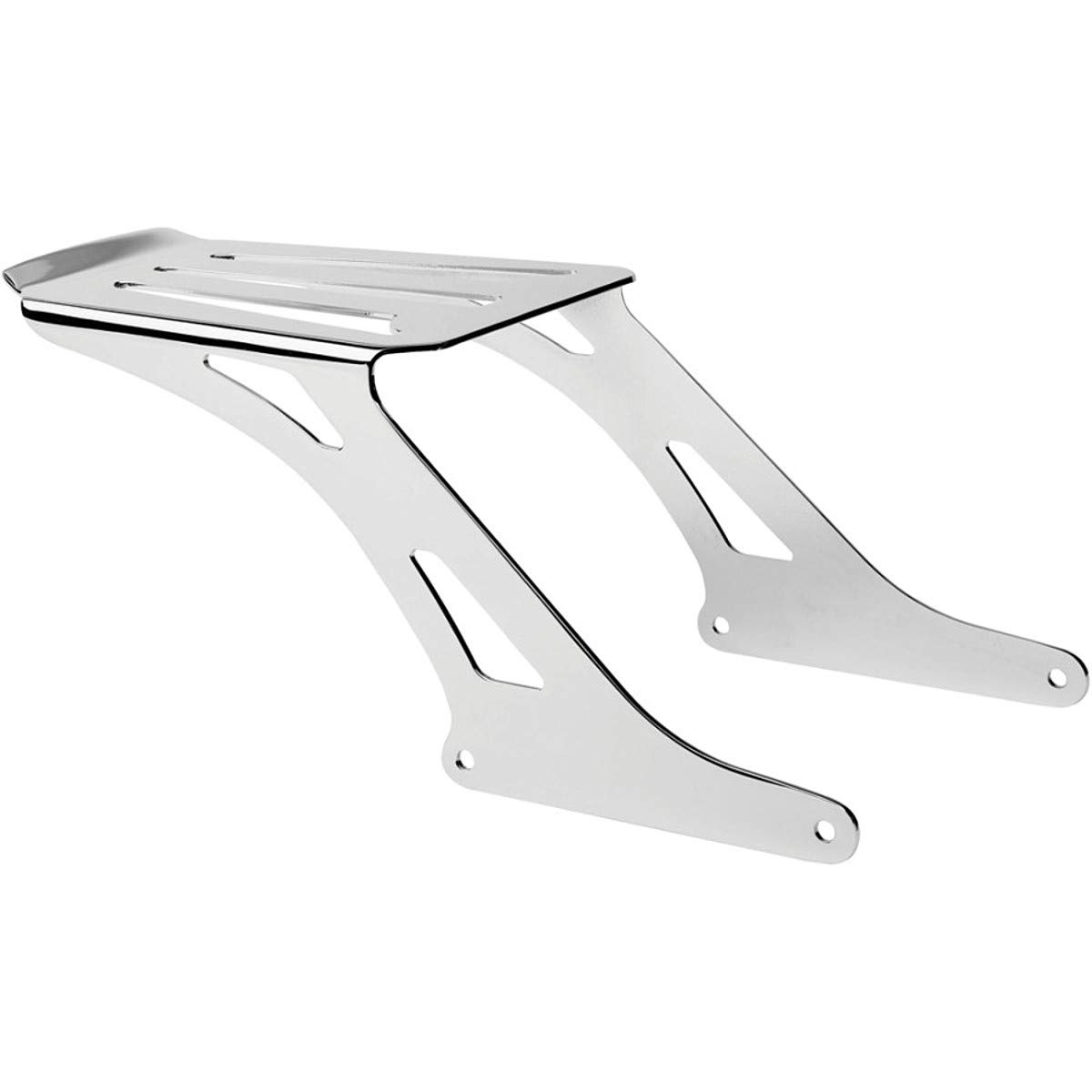 Chrome Cobra Solo Luggage Rack for 2008-2017 Yamaha XV19C Motorcycle - Perfect for Touring, Commuting & Long-Distance Riding