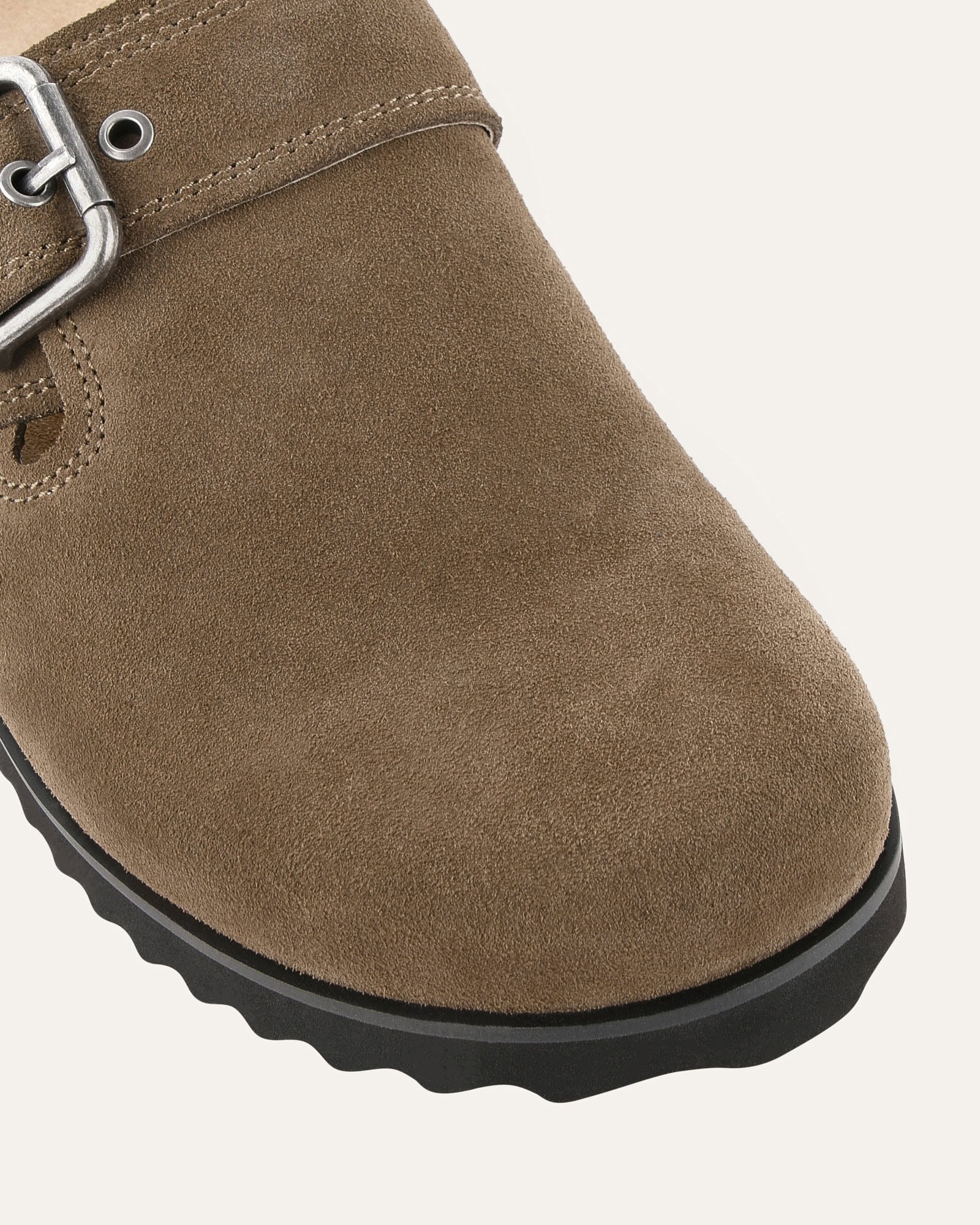 JUNO Casual Flats for Women - Khaki Suede Comfortable Slip-On Shoes | Perfect for Work, Travel & Everyday Wear