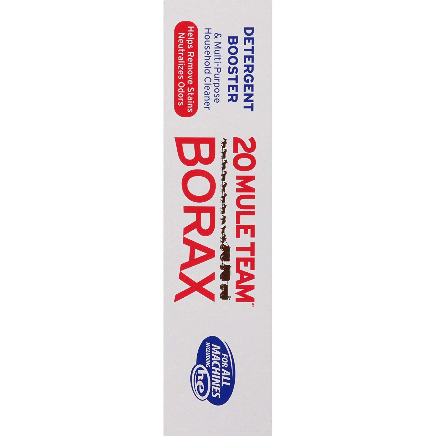 Borax Laundry Booster 65oz (8-Pack) | Natural Stain Remover & Odor Eliminator for Clothes, Towels & Bedding – Perfect for Laundry, Cleaning & DIY Projects