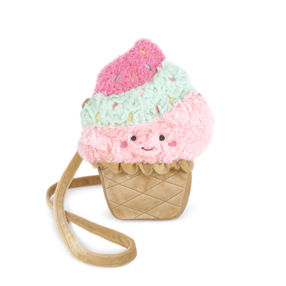 Stylish Ice Cream Shaped Crossbody Purse for Women - Trendy & Fun Accessory for Summer Outings, Parties & Casual Wear