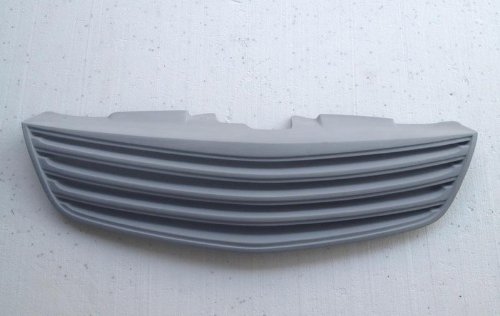 2008-2012 Kia Forte Cerato UD Front Hood Radiator Grille - Painted 1-Piece Set (Clear White) | Car Styling & Sports Tuning Upgrade | Perfect for Street Racing & Car Shows