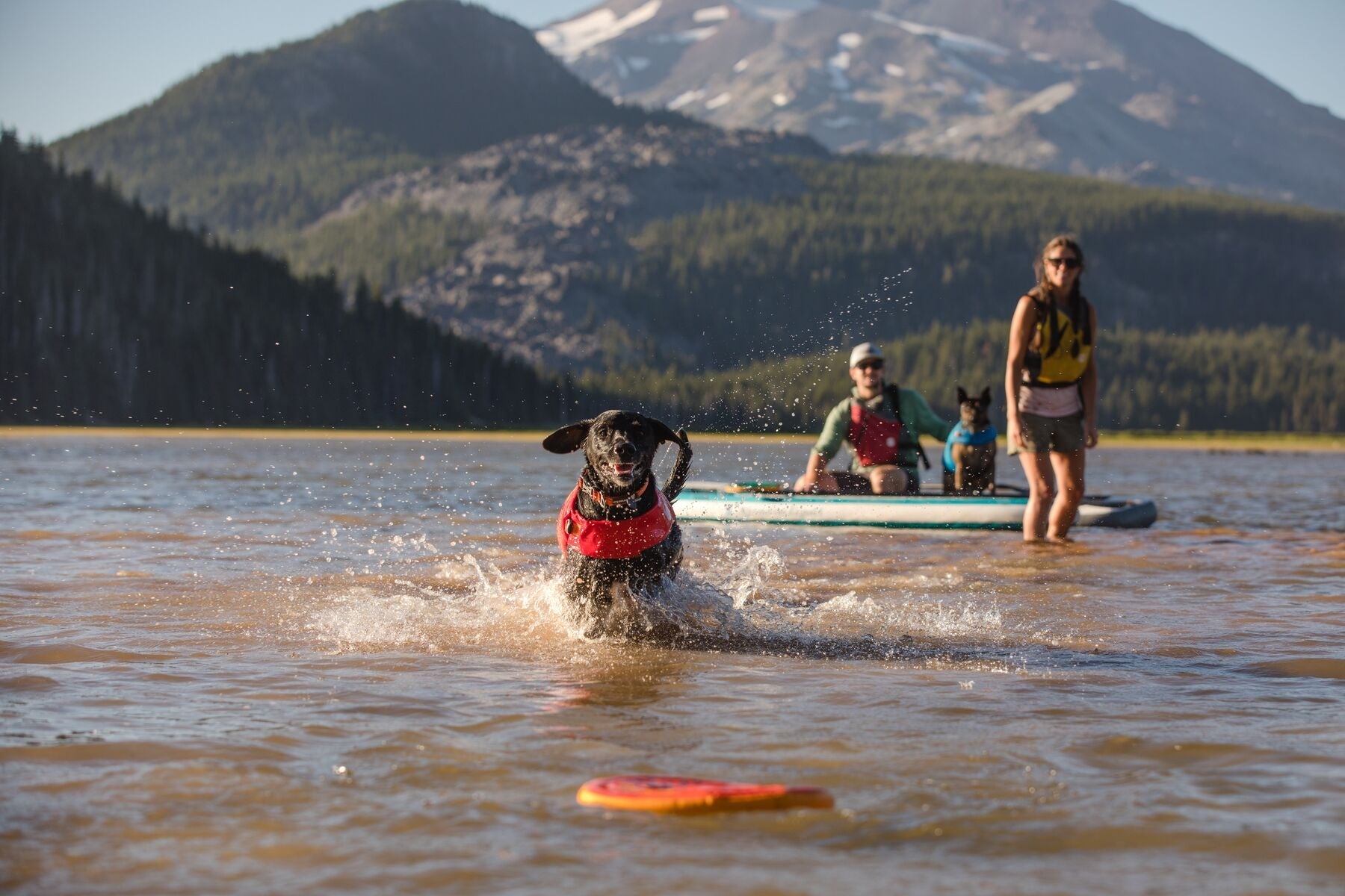 Ruffwear Hydro Plane™ Floating Dog Disc - Orange (Campfire Orange) - Waterproof & Buoyant Fetch Toy for Dogs - Perfect for Pool, Beach & Outdoor Play