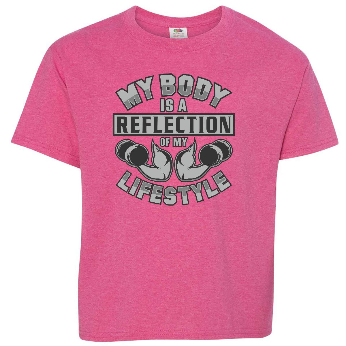 Inktastic Workout Fitness Exercise Apparel Youth T-Shirt - Comfortable Gym & Training Activewear for Kids & Teens - Perfect for Sports, Running, and School PE Classes