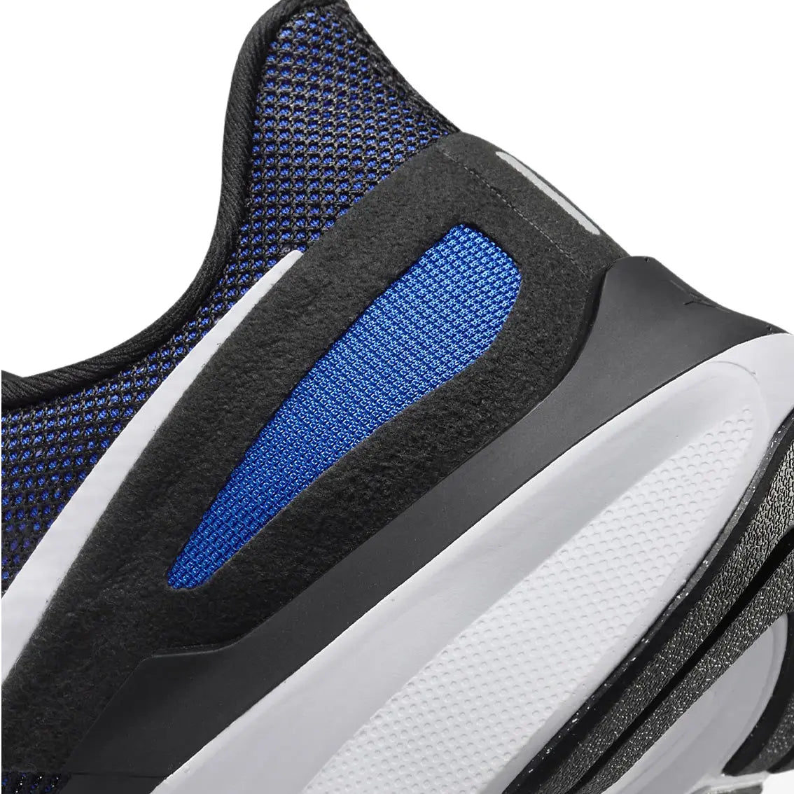 Men's Nike Air Zoom Structure 25 Running Shoes - Black/White/Racer Blue/Sundial - Lightweight Cushioned Sneakers for Jogging, Gym Workouts & Daily Wear