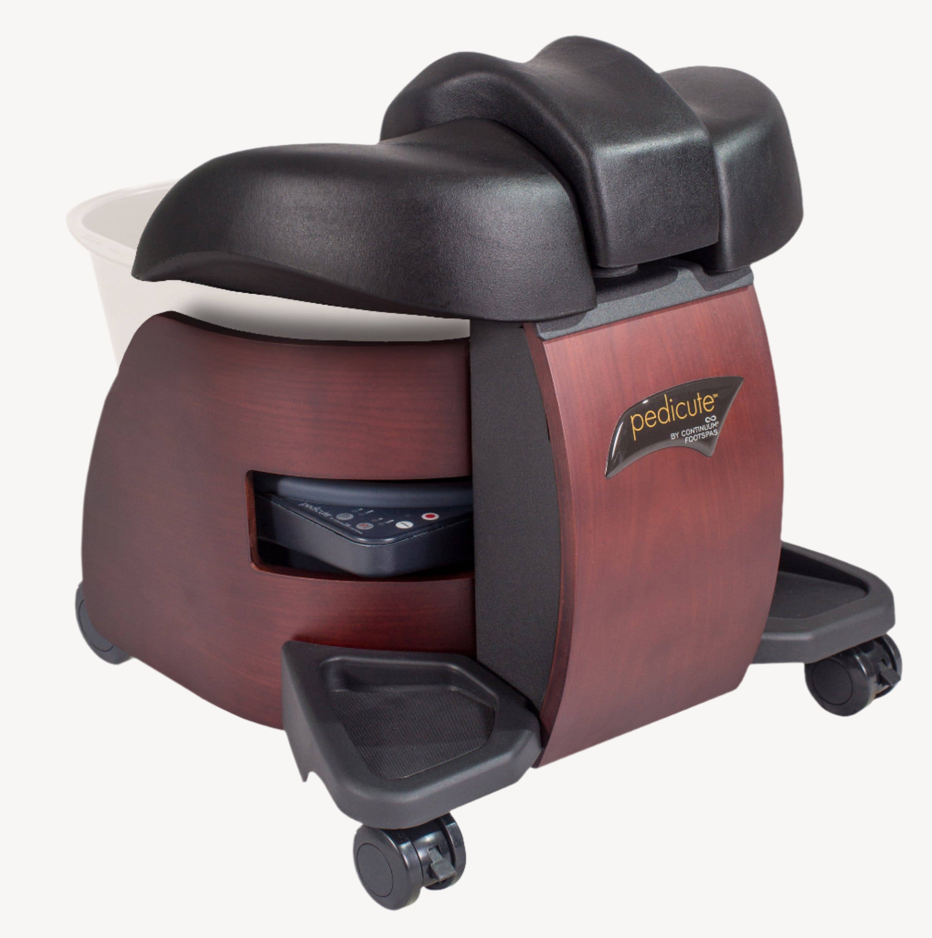 Portable Pedicure Foot Spa for Home Use - Continuum Pedicure Foot Bath with Massage & Bubbles for Relaxation & Foot Care - Perfect for At-Home Spa, Gift & Self-Care