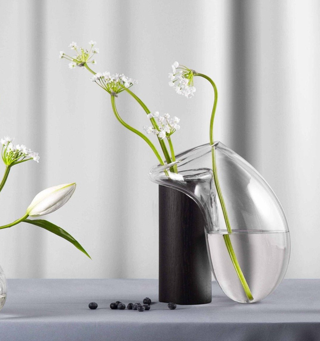 Noom Gutta Boon Vase - Modern Ceramic Home Decor for Living Room, Bedroom & Office