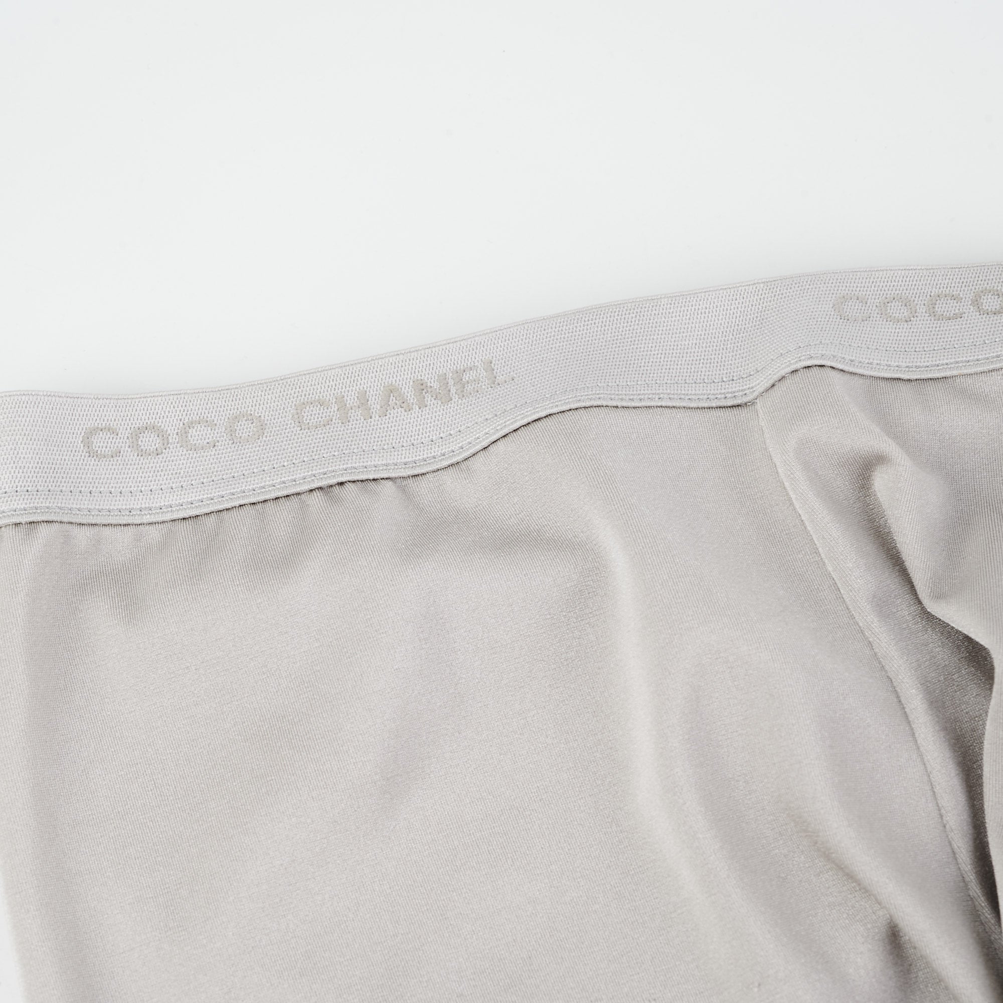 Chanel Grey Leggings for Women - High Waisted Yoga Pants, Soft Stretchy Workout Tights - Perfect for Gym, Running, Lounge & Everyday Wear