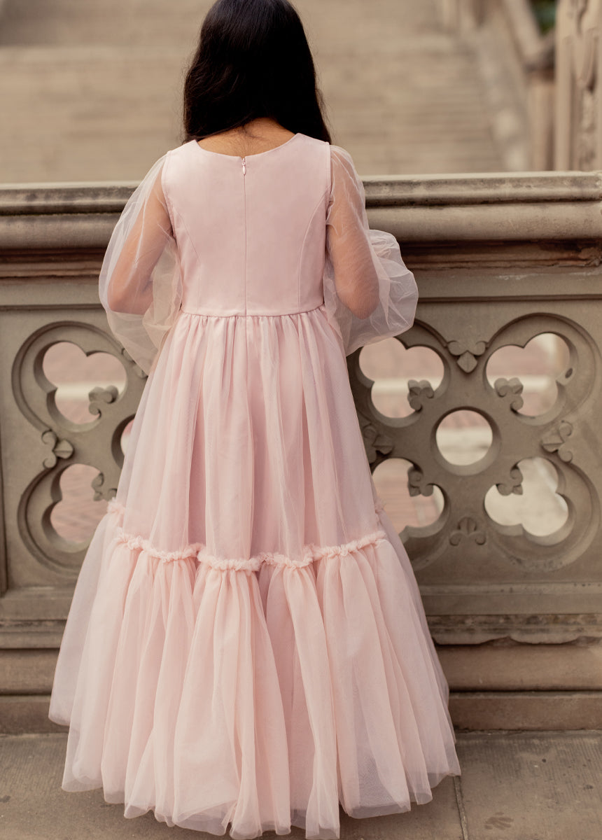 Tianna Pink Dress for Women - Elegant Floral Summer Maxi Dress for Beach, Wedding, and Party Occasions