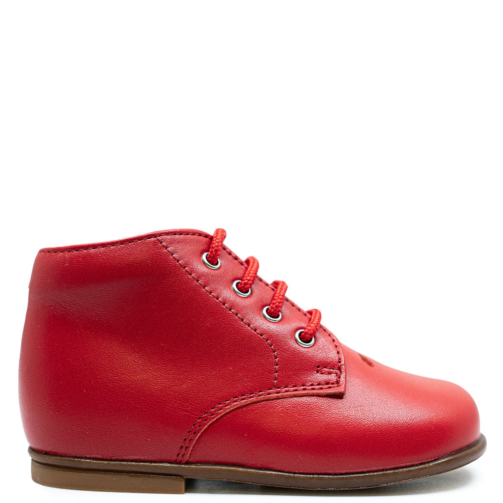 Beberlis Red Teardrop Baby Shoes - Soft & Comfortable First Walkers for Infants & Toddlers - Perfect for Special Occasions, Photo Shoots & Everyday Wear
