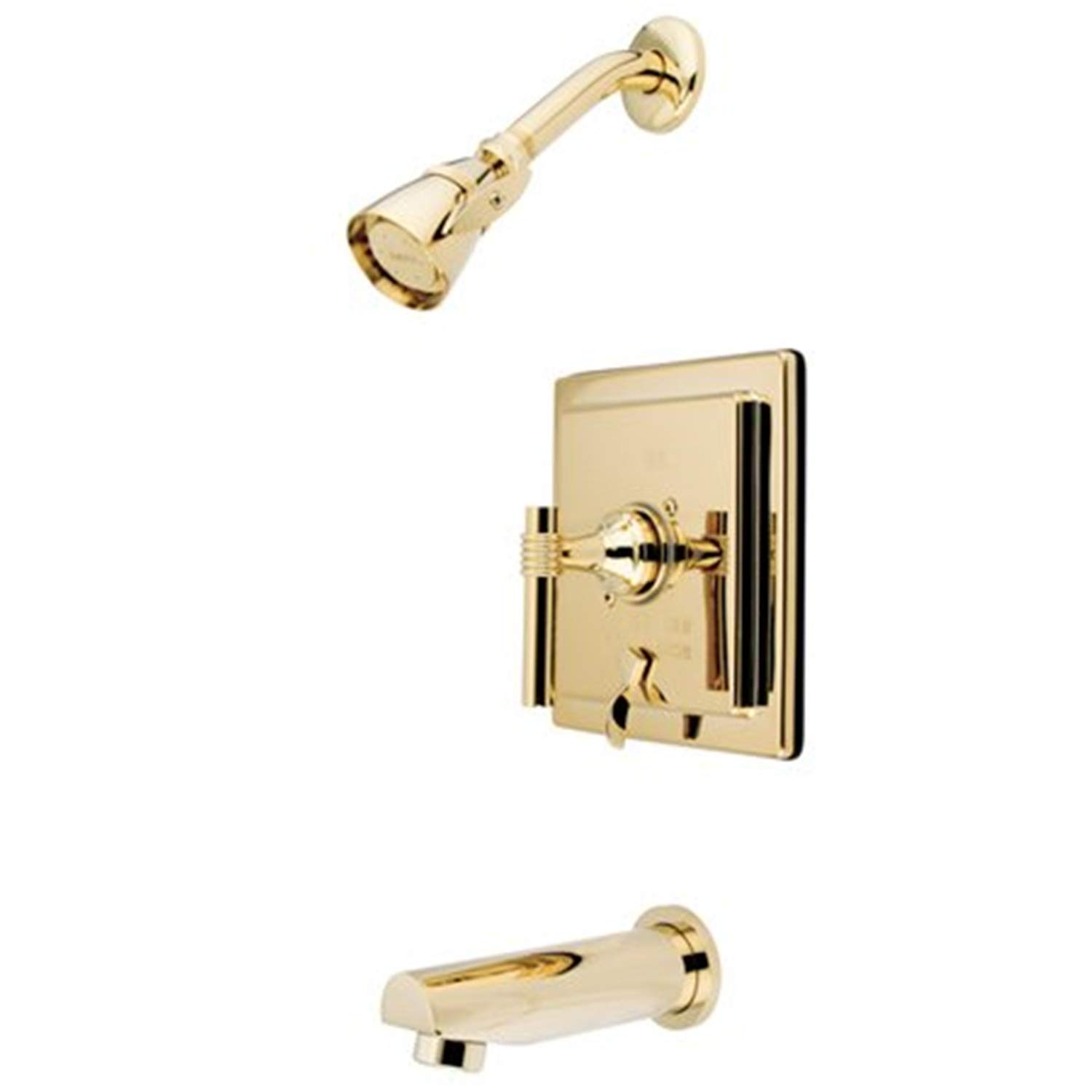 Milano Single Handle Tub and Shower Faucet in Oil Rubbed Bronze Finish - Perfect for Bathroom Renovation & Modern Home Decor