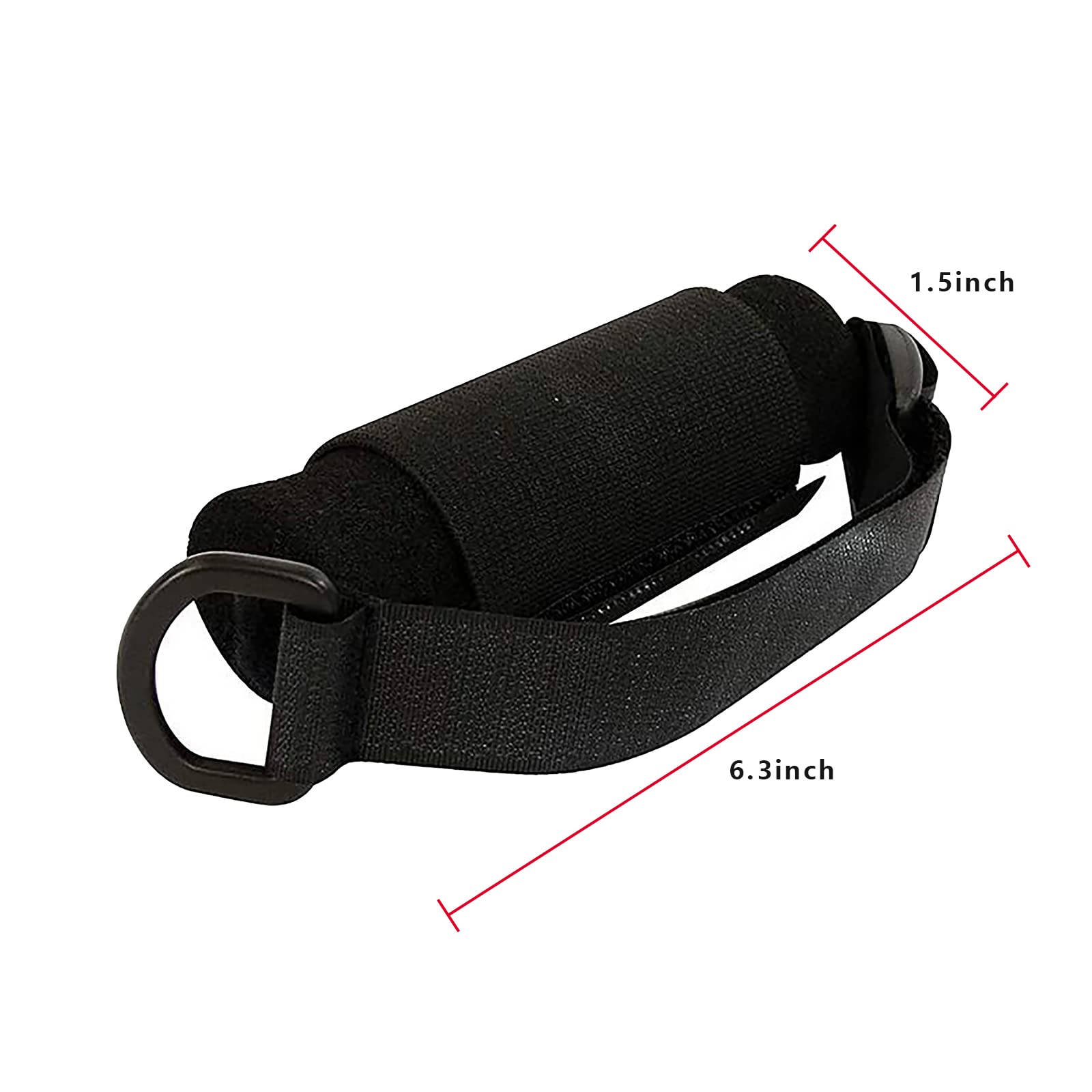 Universal Cuff Utensil Holder Strap - Adaptive Eating Aid for Parkinson's, Arthritis & Hand Tremors - Elderly Assistive Device for Holding Utensils, Writing Tools & Daily Activities (Black) - Perfect for Independent Dining & Self-Care at Home or Healthcare Facilities
