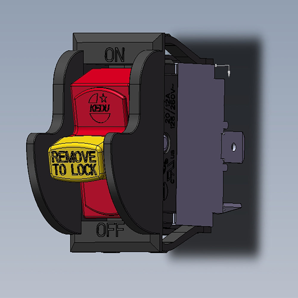 BD4603 13-Port Removable Switch with Key - Perfect for Home Office, Server Rooms & Network Management