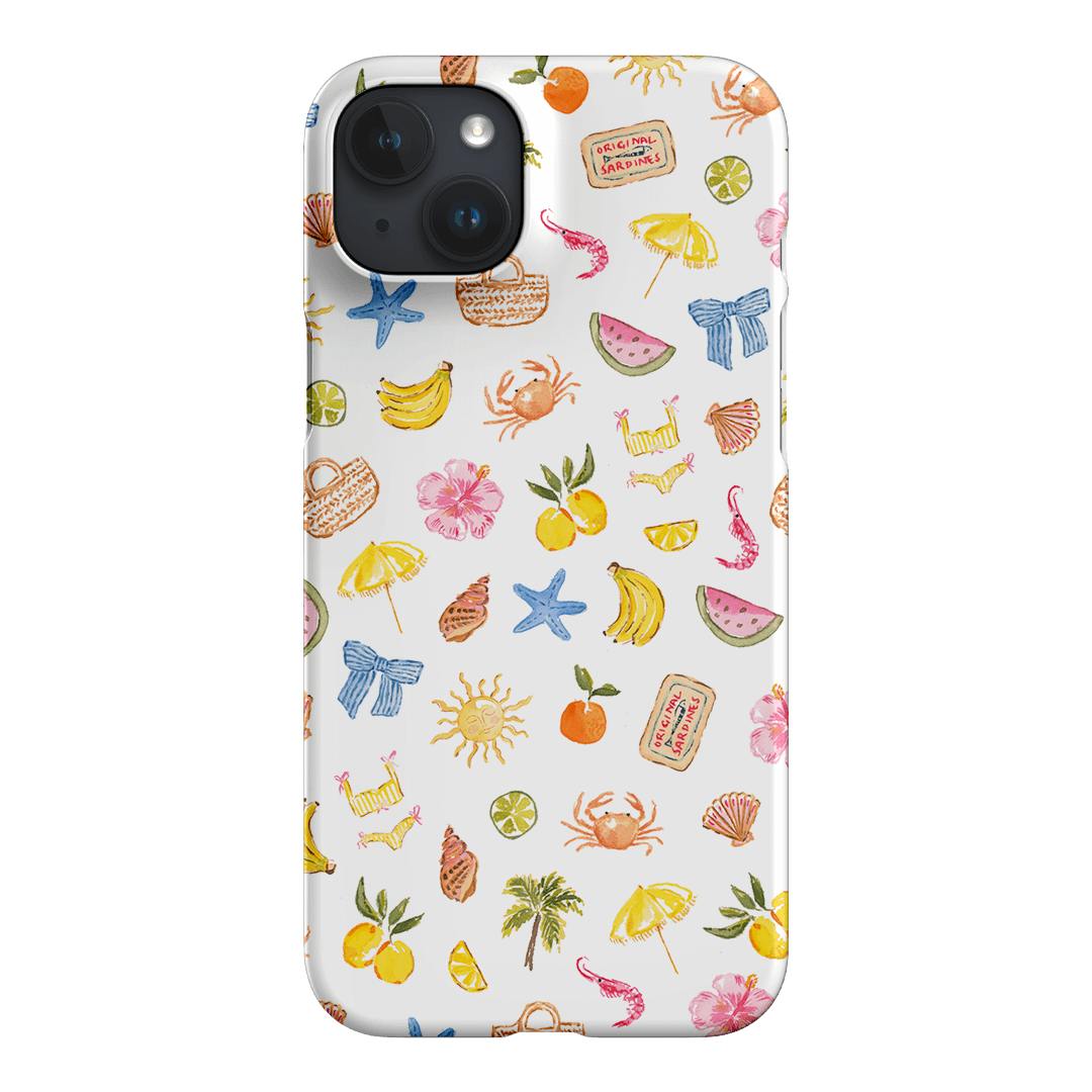 Summer Icons Phone Case - Trendy & Durable iPhone Cover for Summer Vibes - Perfect for Beach, Pool & Outdoor Adventures