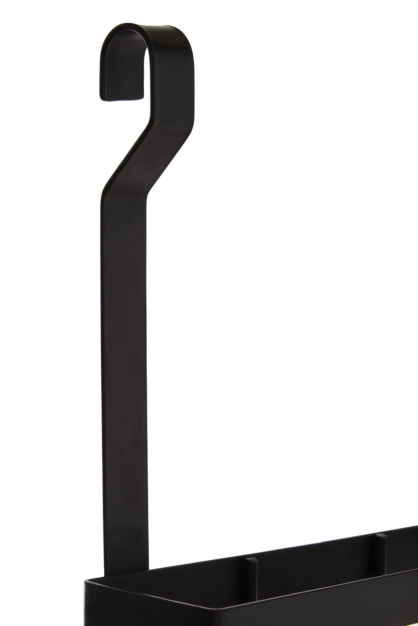 Premier Housewares Sorello Wall-Mounted Knife Storage Rack - Heavy Duty Iron Construction, Space-Saving Black Design (12 x 24 x 39 cm) - Perfect for Kitchen Organization & Knife Safety in Small Spaces