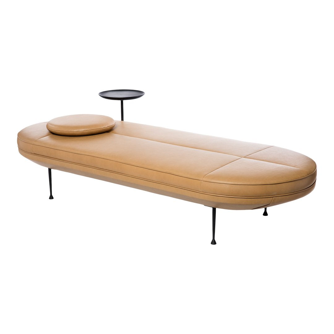 365 North Canoe Daybed - Modern Outdoor Lounge Bed for Patio, Poolside, or Garden - Water-Resistant & Durable Wicker Furniture for Relaxing in Sun or Shade