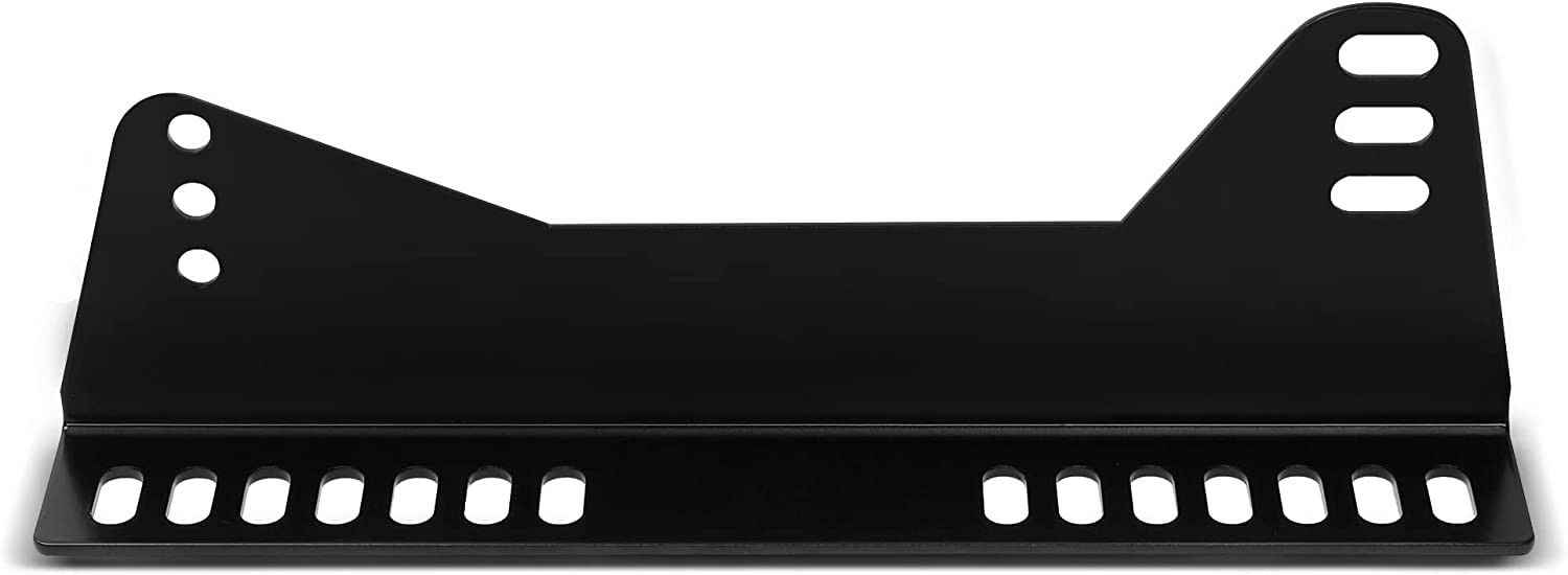 JY PERFORMANCE Universal Bucket Seat Mounting Brackets - Black (2 Pack) - Compatible with Most Racing Seats - Perfect for Track Cars, Drift Vehicles & Off-Road Builds