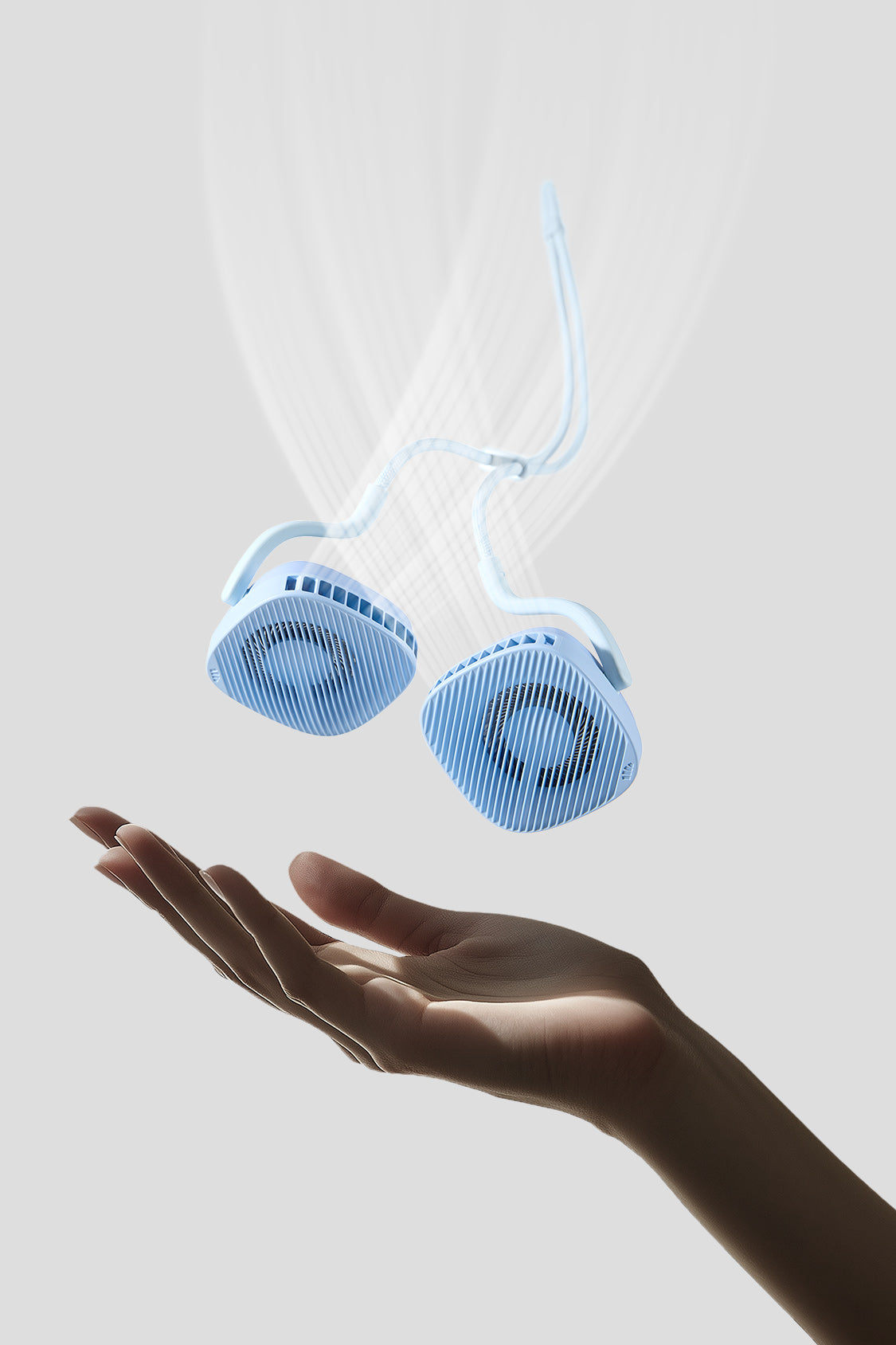 Zephyr Dual Fan Neck Cooler - Portable Personal Air Conditioner for Outdoor, Sports & Travel - Stay Cool in Hot Weather