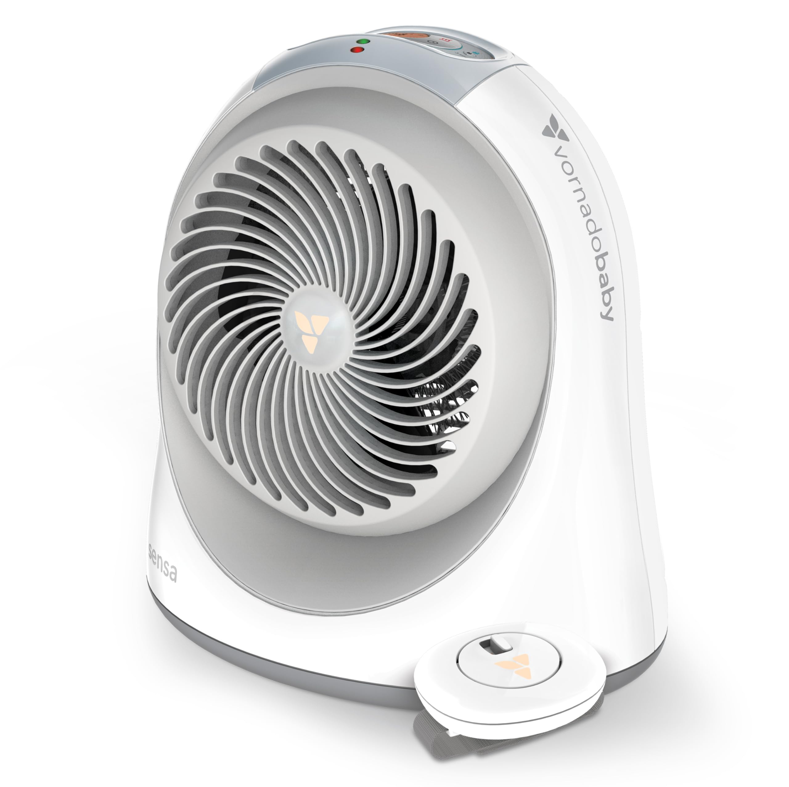 Sensa Nursery Space Heater - 1200W Adjustable Thermostat Electric Heater for Baby Room with Safety Features (Locking Controls, Tip-Over Protection, Auto Shutoff) | Perfect for Nursery, Bedroom & Winter Use