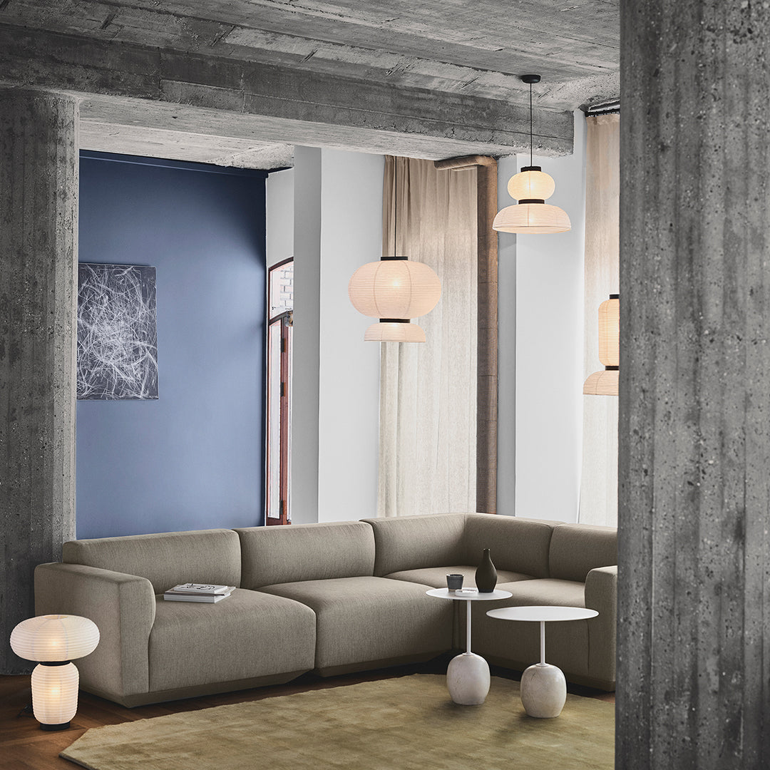 Formakami JH5 Pendant Light - Modern Paper Pendant Lamp for Dining Room, Living Room & Bedroom Lighting - Scandinavian Style Hanging Light Fixture