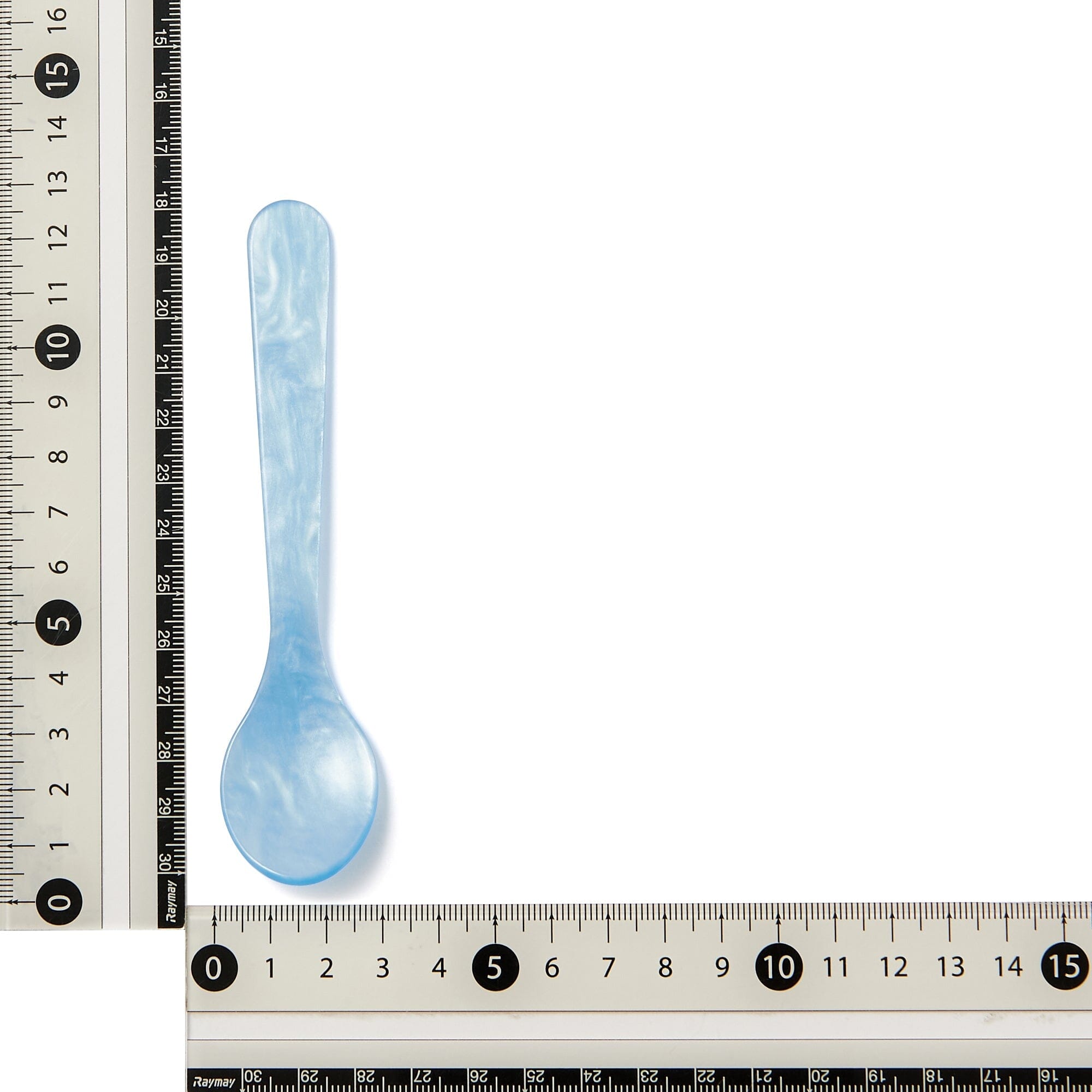 Premium Blue Marble Dessert Spoons - Elegant Tableware for Cakes, Ice Cream & Desserts - Perfect for Parties, Weddings & Home Dining