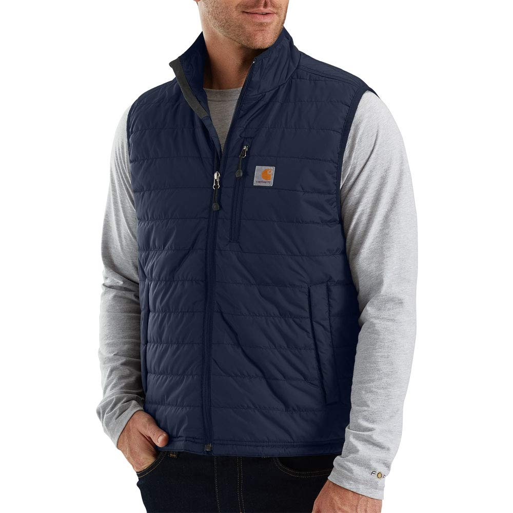 Carhartt Men's Rain Defender Relaxed Fit Lightweight Insulated Vest - Waterproof Hunting & Outdoor Work Jacket for Cold Weather Protection