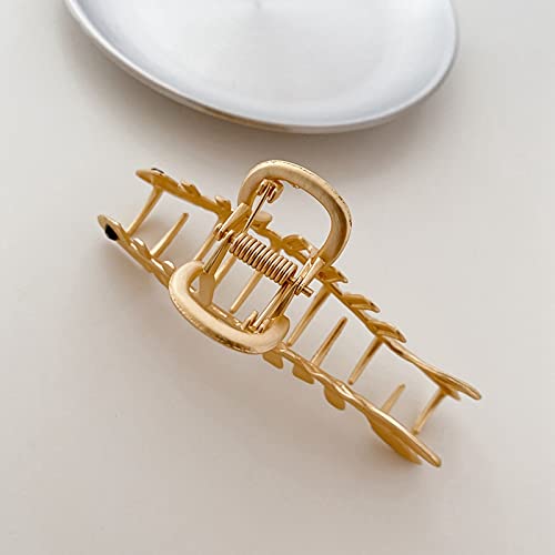 Licogel Elegant Metal Hair Claw Clips 2PCS - Strong Hold Jaw Clips for Women, Hair Barrettes & Styling Accessories - Perfect for Shower, Bathroom & Everyday Fashion