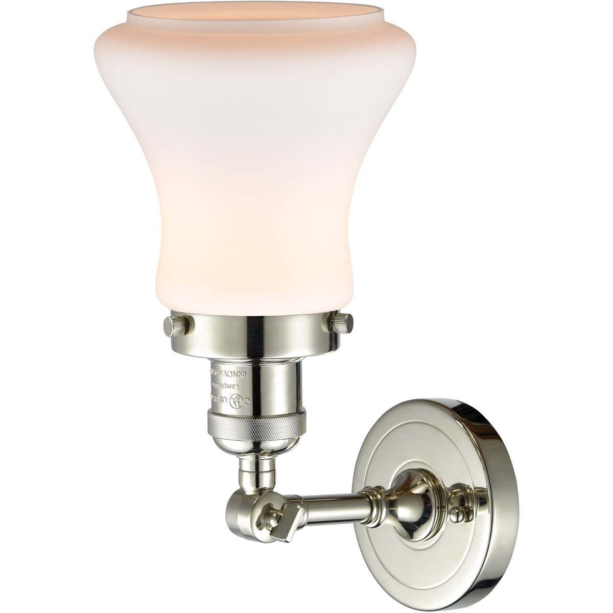Innovations INNO203-PN-G191-LED Modern LED Wall Sconce Light Fixture - Polished Nickel Finish - Energy Efficient Indoor Lighting for Bedroom, Living Room, Hallway & Staircase