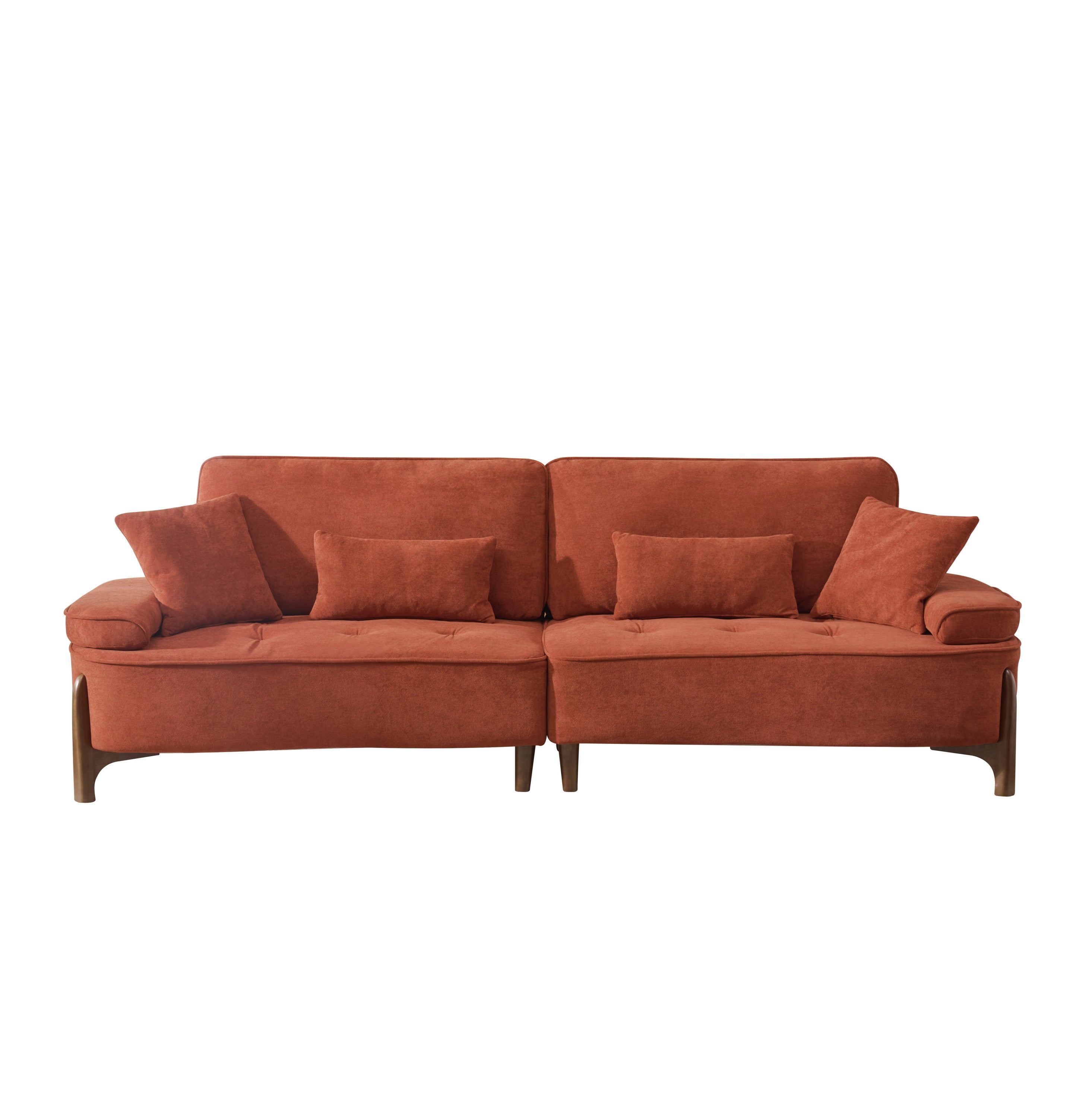 103 Inch Ultra Plush Deep Seated Sofa with Removable Pillows - Luxury Comfort for Living Room, Bedroom, Apartment & Office - Perfect for Relaxing, Entertaining & Small Space Decor