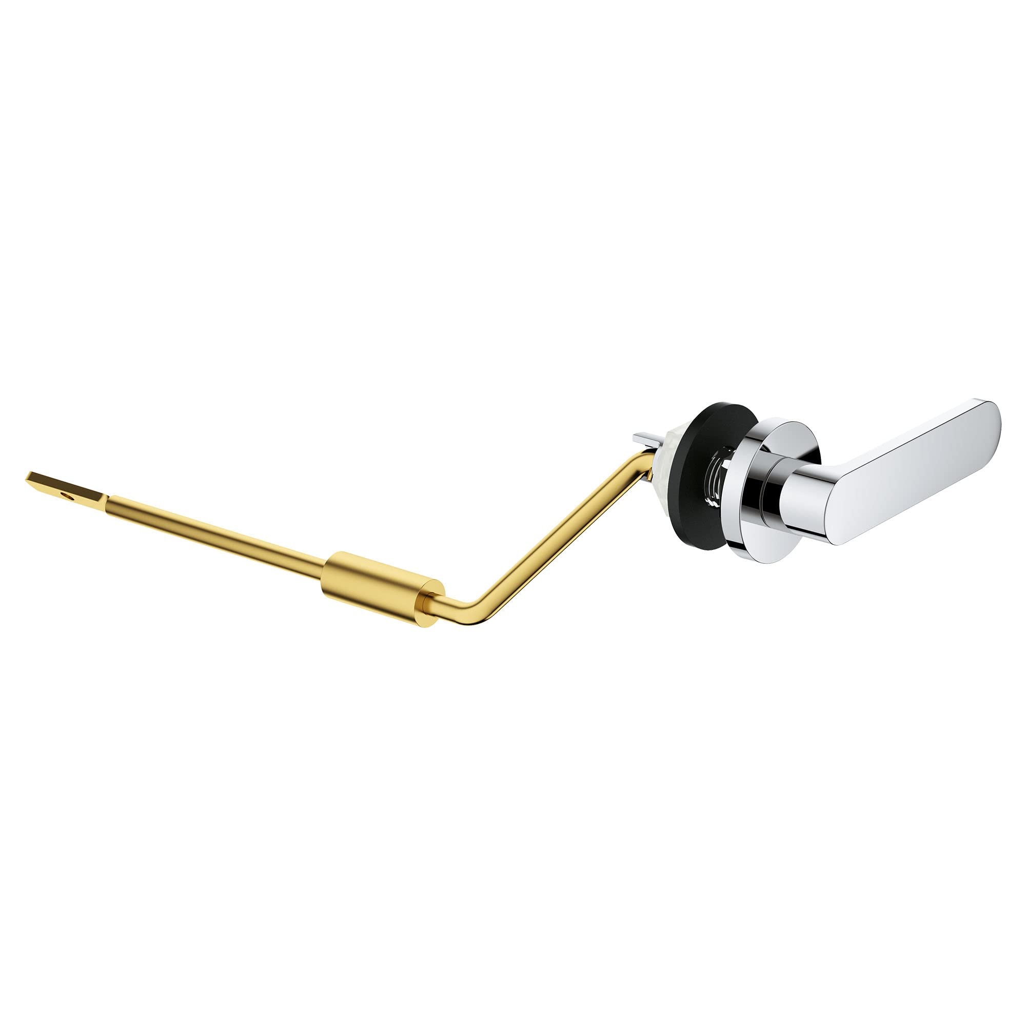 GROWE 49143000 Essence Right-Hand Trip Lever Toilet Flush Handle in Starlight Chrome - Perfect for Bathroom Renovation & Modern Home Upgrades