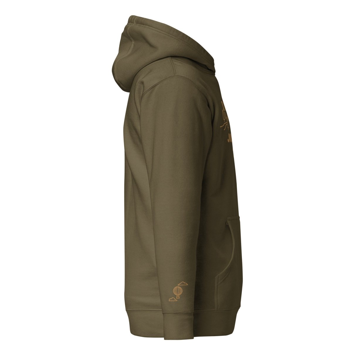 Premium Embroidered Journey Beyond Hoodie for Men & Women - Cozy Pullover Sweatshirt for Travel, Hiking & Outdoor Adventures