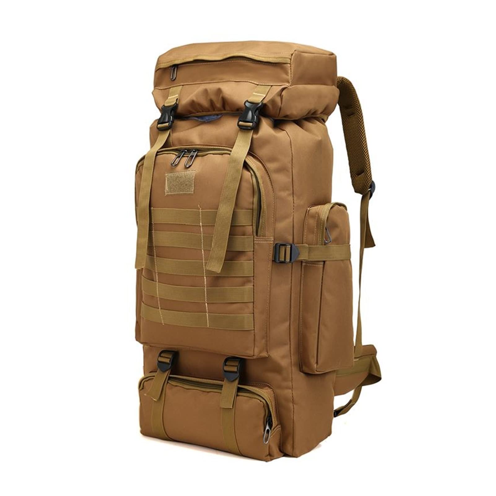 BYDFCOE 80L Waterproof Camouflage Backpack for Men & Women - Lightweight Hiking Backpack for Camping, Climbing, Mountaineering & Outdoor Sports (34 x 17 x 70cm) - Perfect for Weekend Getaways & Adventure Travel